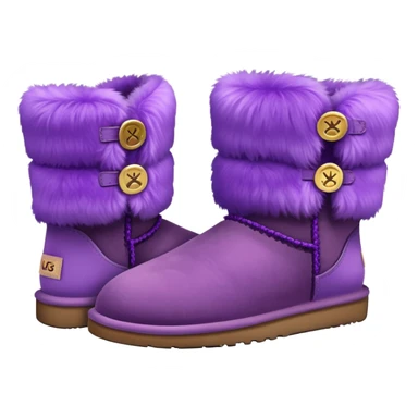 Purple uggs sticker