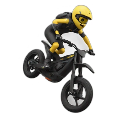 Wheelie on a surron sticker