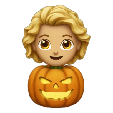 Starbuck's Halloween pumpkin sticker