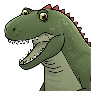 Spinosaurus from Jurassic Park 3 sticker