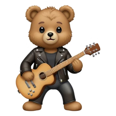 Rocker Teddy  sticker