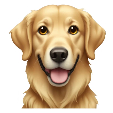 goalden retriever say hey sticker