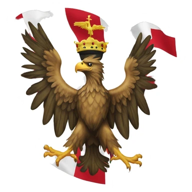 habsburg flag wih eagle sticker