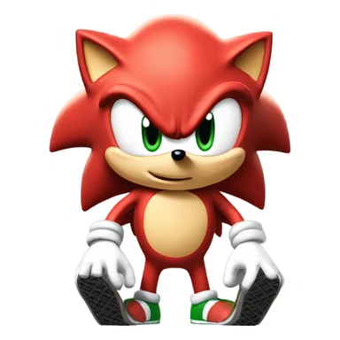 Sonic the hedge hog with Jordans on sticker