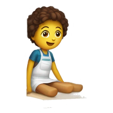 me in a  kitchen cupboard sticker