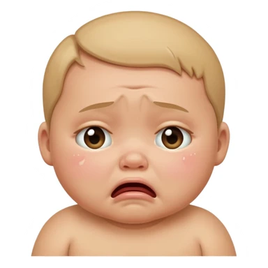 baby cry sticker