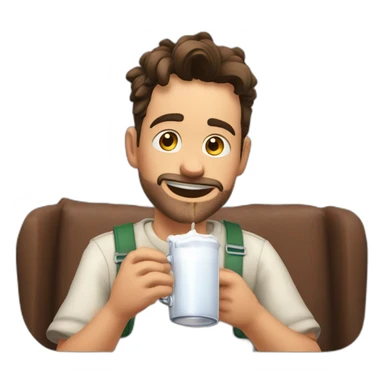 danidev the guy who drinks milk and talks about karlson on steam sticker