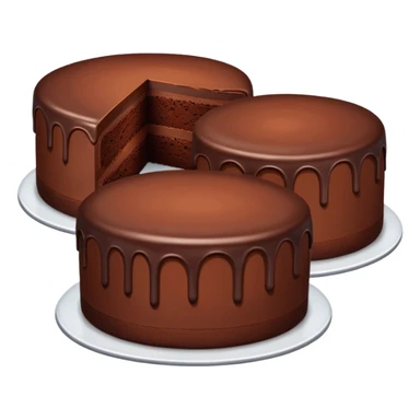  3 pieces of cake sticker