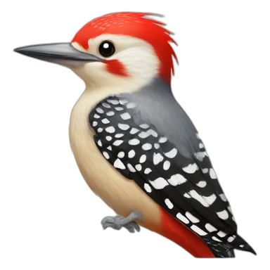 Red bellied Woodpecker sticker