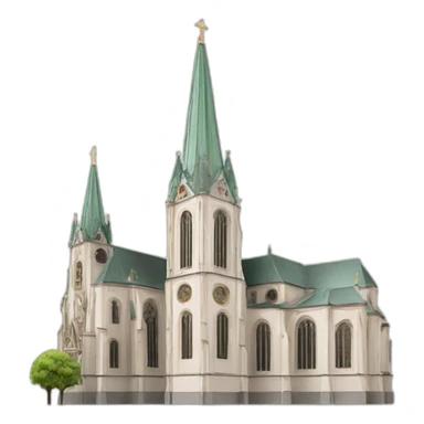 Wien cathedral sticker