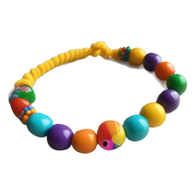 Friendship bracelet that says SWIFT with colorful beads sticker