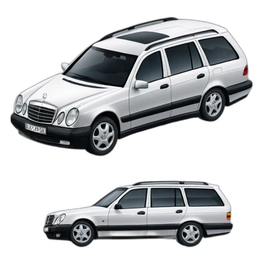 Mercedes e class kombi from 1997 sticker