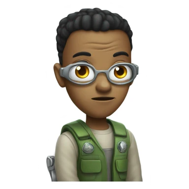 Locked in alien sticker