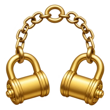 Golden shackles sticker