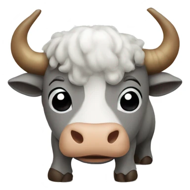 eid ul adha with bull sticker