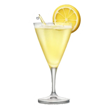French 75 drink sticker