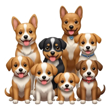 Gang of dogs sticker