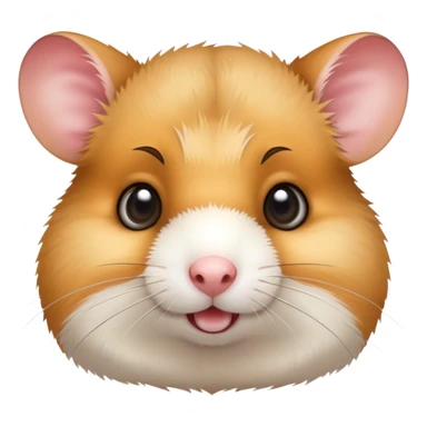 A high hamster sticker