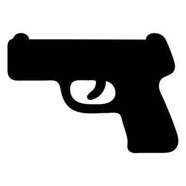 A gun emoji sticker