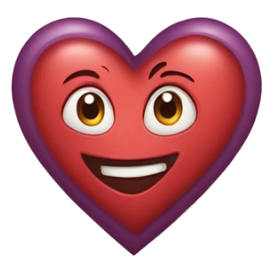 Corazón con estampado sticker