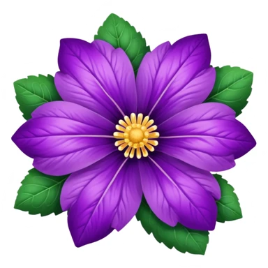 Patchouli flower sticker