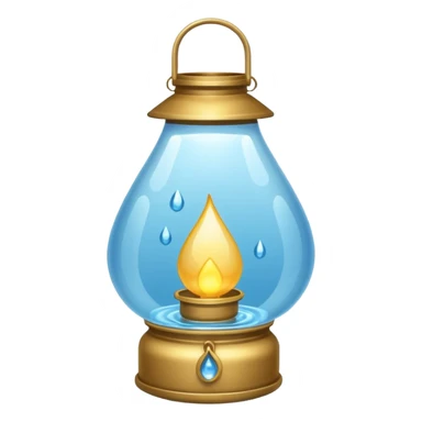 Water Lantern more water drop inside lantern sticker