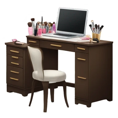 makeup desk sticker