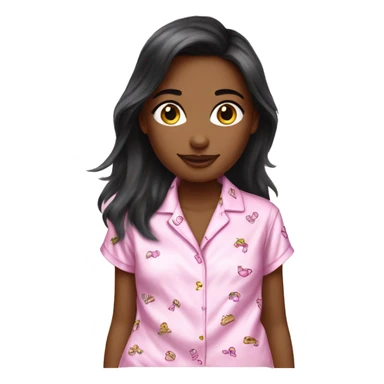 Girls wearing Victoria secret pyjamas  sticker