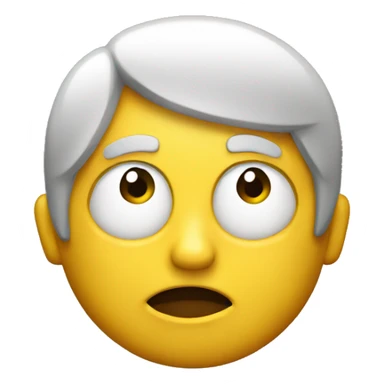 emoji evoking an alert sticker
