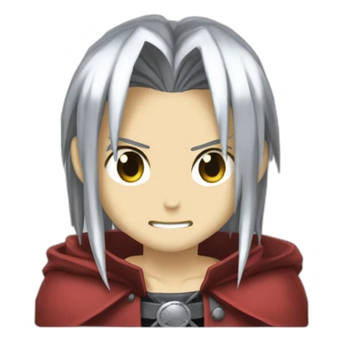 Edward Elric from Fullmetal Aclhemist sticker