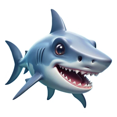 Cinematic Comical Hammerhead Shark Portrait Emoji, Head tilted dramatically with an exaggeratedly shocked expression, featuring its iconic wide-set eyes on a distinct hammer-shaped head, a sleek body with comically expressive fins, and a quirky, animated demeanor, Simplified yet hilariously expressive features, highly detailed, glowing with a slightly sassy oceanic glow, high shine, dramatic yet playful, stylized with an air of cheeky marine mischief, soft glowing outline, capturing the essence of a meme-worthy hammerhead that looks ready to side-eye its way into viral fame! sticker