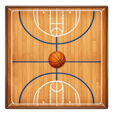 basketball court sticker