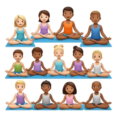 Yoga for children sticker
