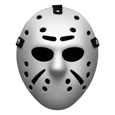 Friday 13th hockey mask，simple sticker