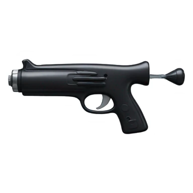 Black water gun sticker