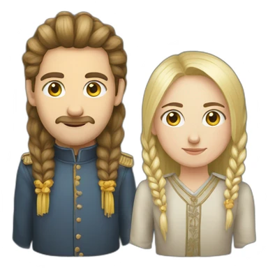 Ukraina and pieca sticker