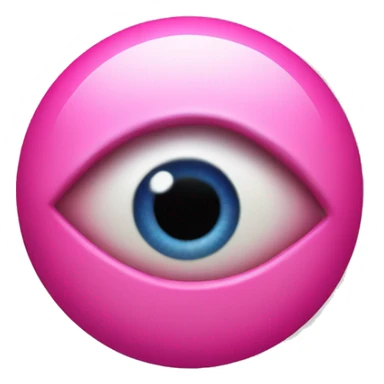pink evil eye sticker