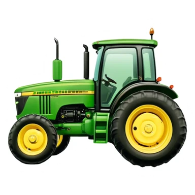 Tractor - John Deere 5055E (Model Year: 2021) (Iconic colour: Green with yellow) sticker