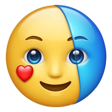 Create a verify meta parody badge  emoji with this ✅🔵 sticker