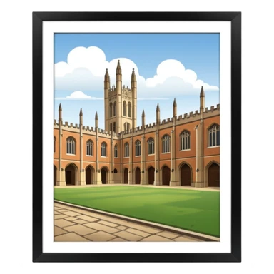 Cambridge university sticker