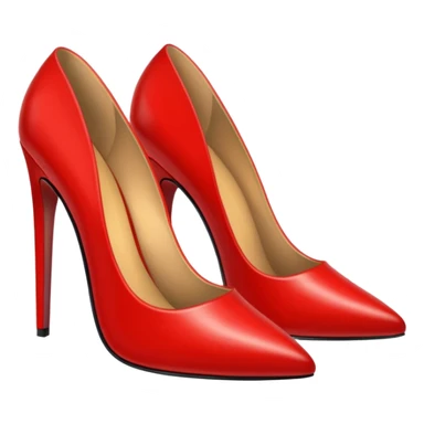 red high heels sticker