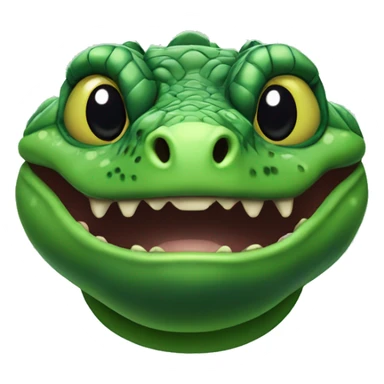 Green Gila Monster Head sticker