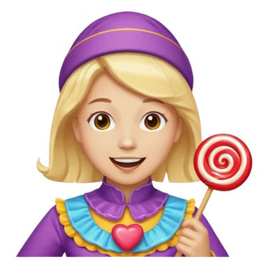candy costume   sticker
