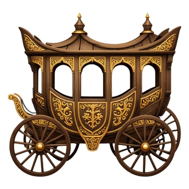 medieval carriages sticker