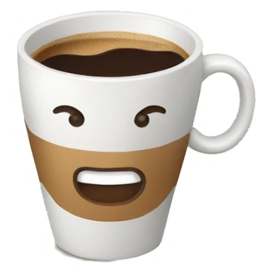 American coffee sticker