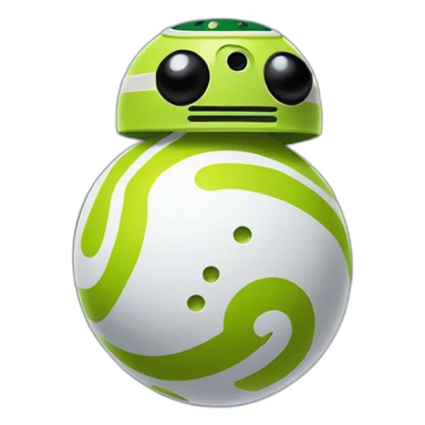 pickleball bb8 droid sticker