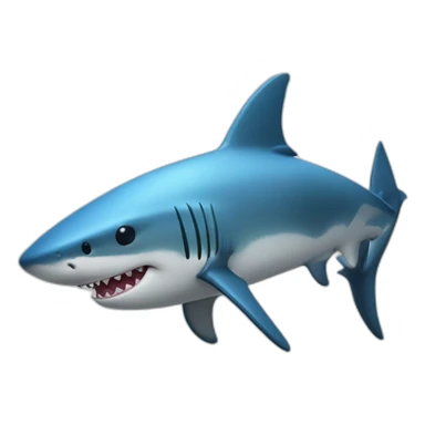 Un requin mignon sticker