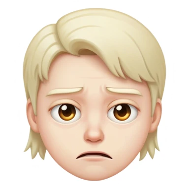 Disgusted look sticker