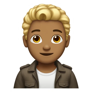 Lightskin fella with blonde hair sticker