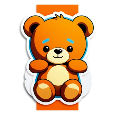 Teddy hug sticker